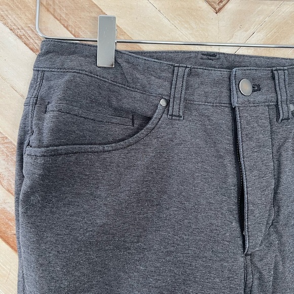 Lululemon Men’s ABC Pant Slim Tech Canvas Heathered Deep Navy 28 - Picture 9 of 9